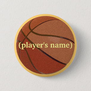 Personalisierter Basketball-Knopf Button