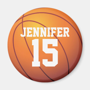 Personalisierter Basketball Magnet