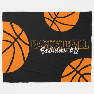 Personalisierter Basketball-Name Spieler-Team Fleecedecke