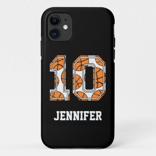 Personalisierter Basketball Nr. 10 Case-Mate iPhone Hülle
