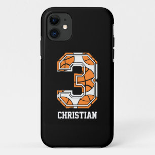 Personalisierter Basketball Nr. 3 Case-Mate iPhone Hülle