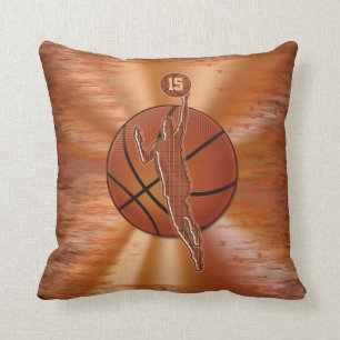 Personalisierter Basketball Pillows NAMEN und ZAHL Kissen