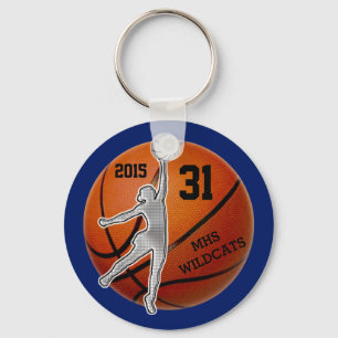 PERSONALISIERTER Basketball Schlüsselanhänger IH