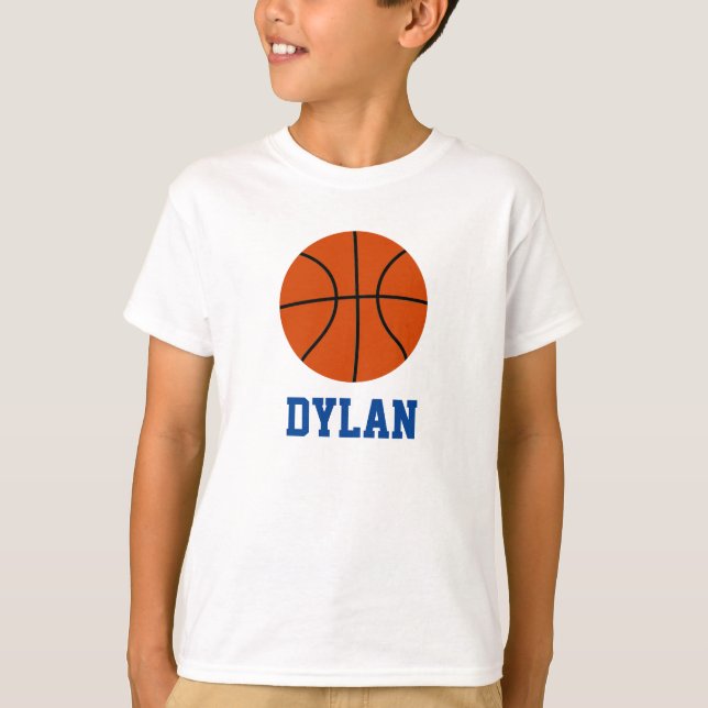 Personalisierter Basketball-T - Shirt (Vorderseite)