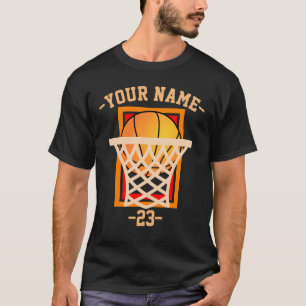 Personalisierter Basketball T-Shirt