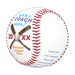 Personalisierter Basketball-Team Bester Trainer Baseball
