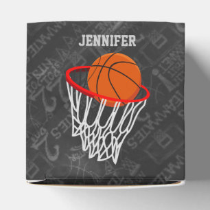 Personalisierter Basketball und Basketball Geschenkschachtel