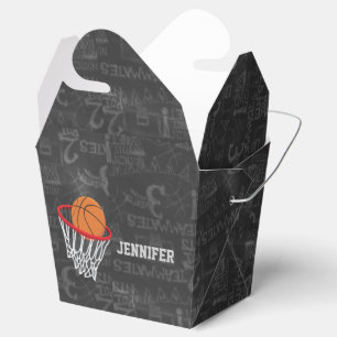 Personalisierter Basketball und Basketball Geschenkschachtel