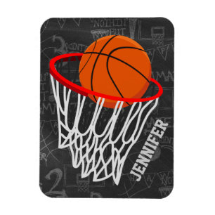 Personalisierter Basketball und Basketball Magnet