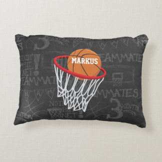 Personalisierter Basketball und Hoop Dekokissen