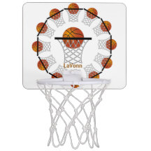 "Personalisierter Basketballkorb"