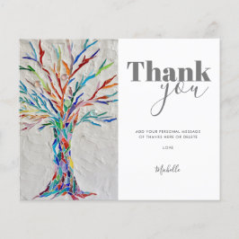 Personalisierter Baum - Danke Flyer