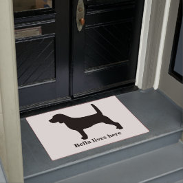 Personalisierter Beagle Fußmatte
