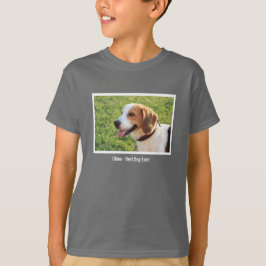 Personalisierter Beagle-HundeFoto-und Hundename T-Shirt