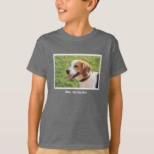 Personalisierter Beagle-HundeFoto-und Hundename T-Shirt