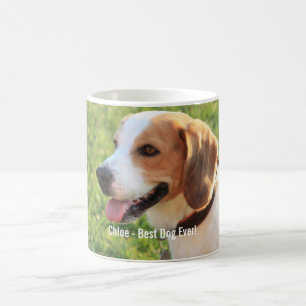 Personalisierter Beagle-HundeFoto-und Hundename Tasse