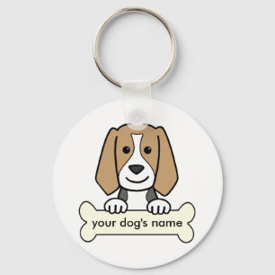 Personalisierter Beagle Schlüsselanhänger