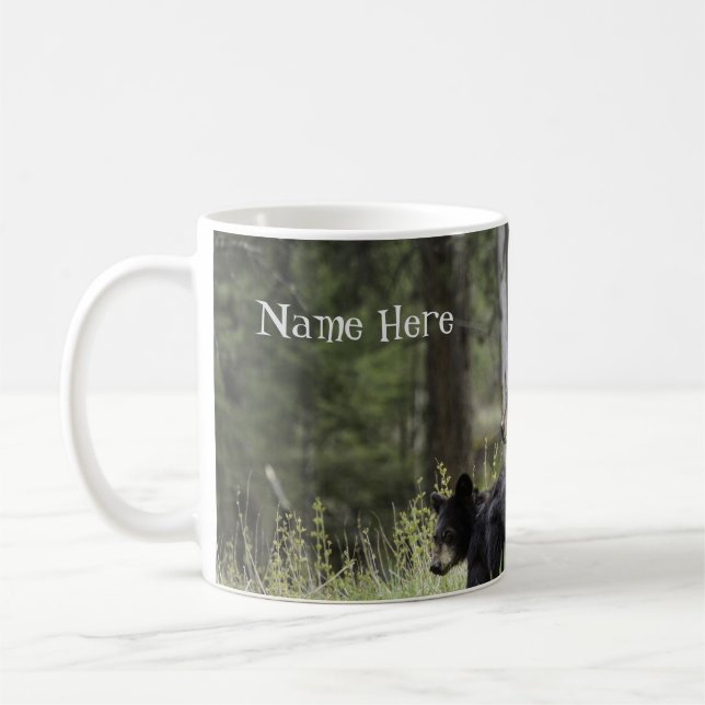 Personalisierter Bear Coffee Tasse Cup (Links)