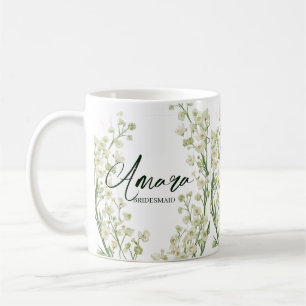 Personalisierter Becher, Brautjungfer-Geschenk Kaffeetasse