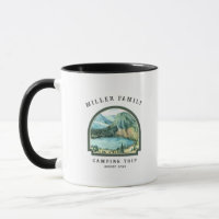 Personalisierter Becher für Familientreffen Campin