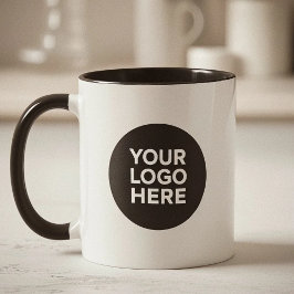 Personalisierter Becher für Firmenlogos und Untern Zweifarbige Tasse