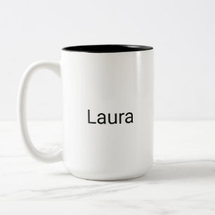 Personalisierter Becher Goldäderungseffekt Individ Zweifarbige Tasse
