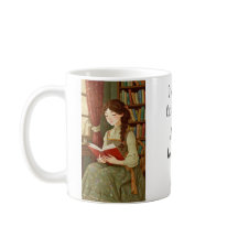 Personalisierter Becher "Literarische Mädchen"