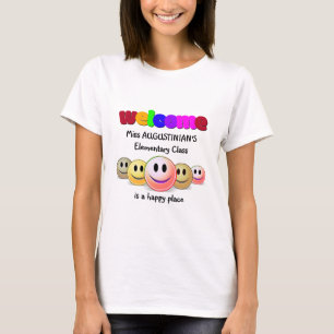 Personalisierter Begrüßungslehrer T-Shirt