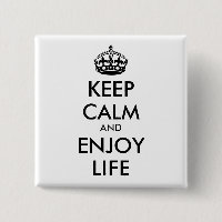 Personalisierter BEHALT CALM UND GENIESSEN DAS LEB