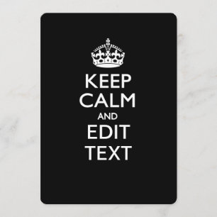 Personalisierter BEHALT-CALM und Texteinladung bea Einladung