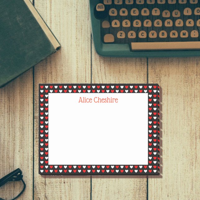 Personalisierter Beitrag zu Roten und Weißen Herze Post-it Klebezettel (Von Creator hochgeladen)