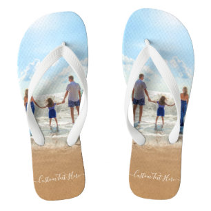 Personalisierter benutzerdefinierter Foto-Flop-Tex Flip Flops
