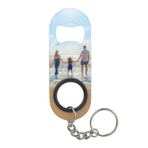Personalisierter benutzerdefinierter Foto-Schlüsse Mini Flaschenöffner
