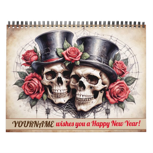 Personalisierter benutzerdefinierter Gothic-Horror Kalender (Titelbild)