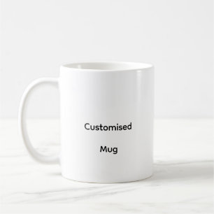 Personalisierter benutzerdefinierter klassischer B Kaffeetasse