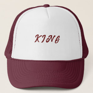 Personalisierter, benutzerdefinierter Maroon Color Truckerkappe