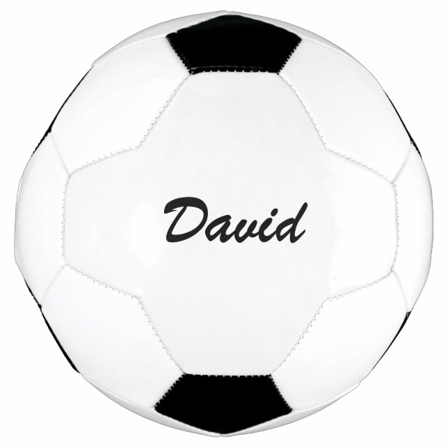Personalisierter benutzerdefinierter Schriftname M Fußball (Vorderseite)