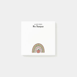 Personalisierter Benutzerdefinierter Schul-Lehrer- Post-it Klebezettel