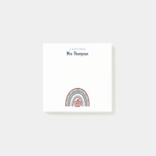 Personalisierter benutzerdefinierter Schul-Lehrer- Post-it Klebezettel