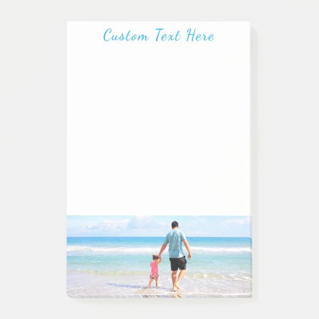 Personalisierter, benutzerdefinierter Text für die Post-it Klebezettel (Vorderseite)