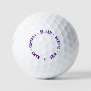 Personalisierter benutzerdefinierter Text Ihre Bri Golfball