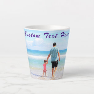 Personalisierter benutzerdefinierter Vater Foto La Milchtasse