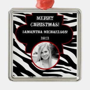 Personalisierter benutzerdefinierter Weihnachtssch Ornament Aus Metall