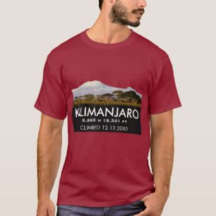 Personalisierter Berg Kilimanjaro Climb T-Shirt