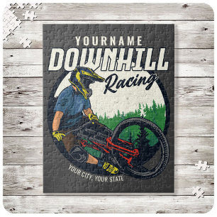 Personalisierter Bergpass Puzzle