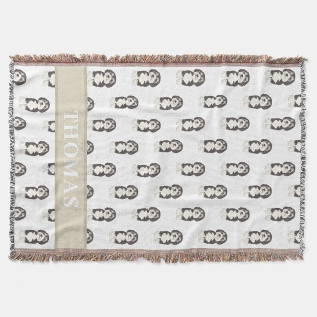 Personalisierter Bernedoodle Decke (Vorderseite)