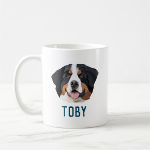 Personalisierter Berner Hund Kaffeetasse