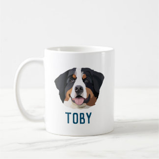 Personalisierter Berner Hund Kaffeetasse