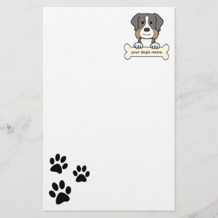 Personalisierter Bernese Gebirgshund Briefpapier