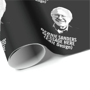 Personalisierter Bernie Sanders Geschenkpapier